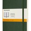 Moleskine Notebook Classic Copertina Morbida - Qaderno A Pagine Rigate , Large, Verde (mirto)