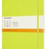 Moleskine - Classic Notebook, Taccuino A Righe, Copertina Morbida E Chiusura Ad Elastico, Formato Xl 19 X 25 Cm, Colore Verde Limone, 192 Pagine