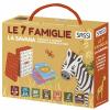 La savana. Le 7 famiglie. Valigetta con carte e stickers. Ediz. a colori. Con 44 Carte. Con 40 Adesivi