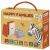 The savannah. Happy families. Valigetta con carte e stickers. Ediz. a colori. Con 44 Carte. Con 40 Adesivi