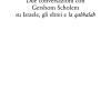 Scholem/Shalom. Due conversazioni con Gershom Scholem su Israele, gli ebrei e la qabbalah