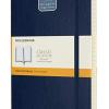 Moleskine - Classic Notebook Expanded, Taccuino A Righe, Copertina Morbida E Chiusura Ad Elastico, Formato Large 13 X 21 Cm, Colore Blu Zaffiro, 400 Pagine