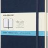 Moleskine Classic Notebook, Taccuino con Pagine Puntinate, Copertina Rigida e Chiusura ad Elastico, Formato Large 13 x 21 cm, Colore Blu Zaffiro, 240 Pagine