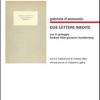 Due Lettere Inedite. Con Il Carteggio Herbert Rilke/giovanni Mardersteig