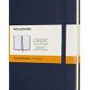Moleskine Classic Notebook, Taccuino A Righe, Copertina Rigida E Chiusura Ad Elastico, Formato Medium 11,5 X 18 Cm, Colore Blu Zaffiro, 208 Pagine