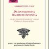 De antiquissima italorum sapientia. Testo latino a fronte