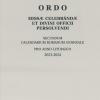 Ordo Missae Celebrandae Et Divini Officii Persolvendi. Secundum Calendarium Romanum Generale Pro Anno Liturgico 2023-2024