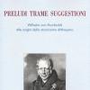 Preludi trame suggestioni Wilhelm von Humboldt alle origini dello storicismo diltheyano