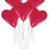 Amscan: Balloon Pk5 Red Hearts Medium